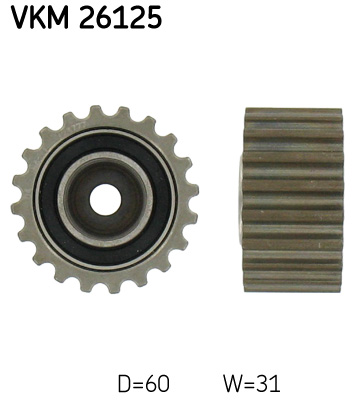 Rola ghidare/conducere, curea distributie VKM 26125 SKF